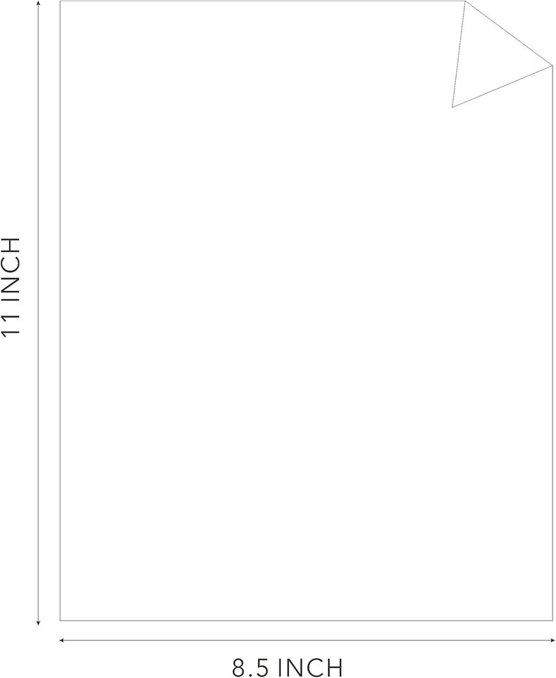 BearBoss White Cardstock Thick Paper 50 Sheets, 8.5" x 11" Heavyweight 92lb Cover Card Stock for Crafts and DIY Cards Making - Image 5
